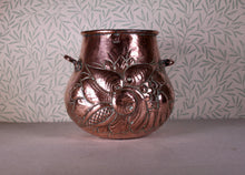 Load image into Gallery viewer, A copper two handled Arts and Crafts  vase. In the style of John Pearson. English circa 1910
