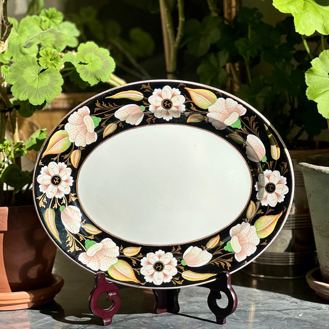 An Ashworth Brothers Ltd Real Ironstone China oval platter. Circa 1861-1891