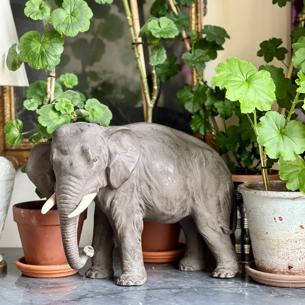 A Large Royal Doulton African Elephant. Circa 1930