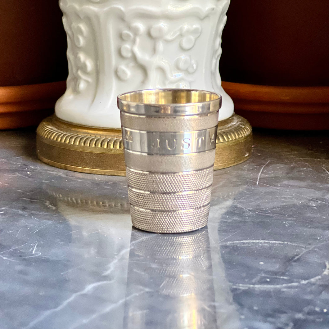 A Sterling Silver Thimble 