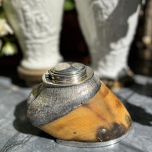 Load image into Gallery viewer, A well mounted Horse Hoof inkwell. Circa 1880
