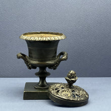 Load image into Gallery viewer, An English Regency  grand tour patinated bronze pastille burner. Circa 1820
