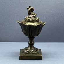 Load image into Gallery viewer, An English Regency  grand tour patinated bronze pastille burner. Circa 1820
