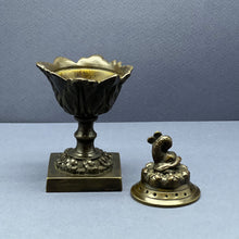 Load image into Gallery viewer, An English Regency  grand tour patinated bronze pastille burner. Circa 1820
