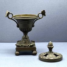 Load image into Gallery viewer, An English Regency  grand tour patinated bronze pastille burner. Circa 1820

