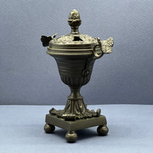 Load image into Gallery viewer, An English Regency  grand tour patinated bronze pastille burner. Circa 1820
