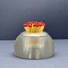 Load image into Gallery viewer, A large sterling silver mounted match striker. London 1904
