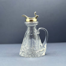 Load image into Gallery viewer, A sterling silver mounted cut crystal whisky noggin. Birmingham 1972
