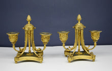 Load image into Gallery viewer, A Pair of Napoleon III ormolu candelabra attributed to Victor Paillard, Paris circa 1850
