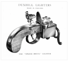 Load image into Gallery viewer, A Dunhill Tinder Pistol Cigar Lighter. Made in England, Mid 20th century.
