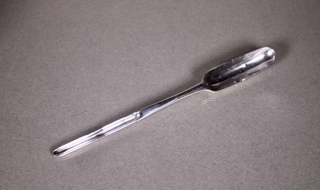 A Georgian sterling silver marrow scoop