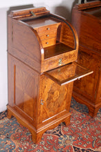 Load image into Gallery viewer, A Fine late Pair of 19th Century bedside cabinets attributed to Wright and Mansfield London
