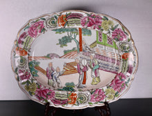 Load image into Gallery viewer, Mason&#39;s Ironstone, three small plates and a rectangular serving dish Circa 1835
