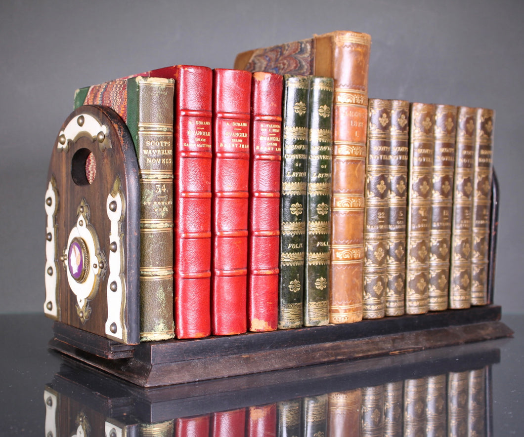 A Victorian Coromandel Wood adjustable table book stand. Circa 1880