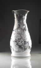 Load image into Gallery viewer, A fine large high quality engraved crystal glass vase attrib: Thomas Webb &amp; Sons, Stourbridge
