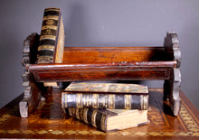 Load image into Gallery viewer, A carved Anglo Indian Rosewood book stand, circa 1880
