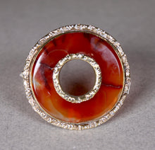 Load image into Gallery viewer, A 19th century Scottish Slab Carnelian brooch
