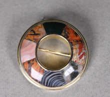 Load image into Gallery viewer, A 19th century Scottish Hardstone brooch
