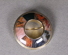 Load image into Gallery viewer, A 19th century Scottish Hardstone brooch
