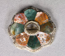 Load image into Gallery viewer, A 19th century Scottish Hardstone brooch
