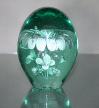 Load image into Gallery viewer, A 19th century green glass &#39;Dump&#39; doorstoop/paperweight. Circa 1850
