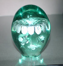 Load image into Gallery viewer, A 19th century green glass &#39;Dump&#39; doorstoop/paperweight. Circa 1850
