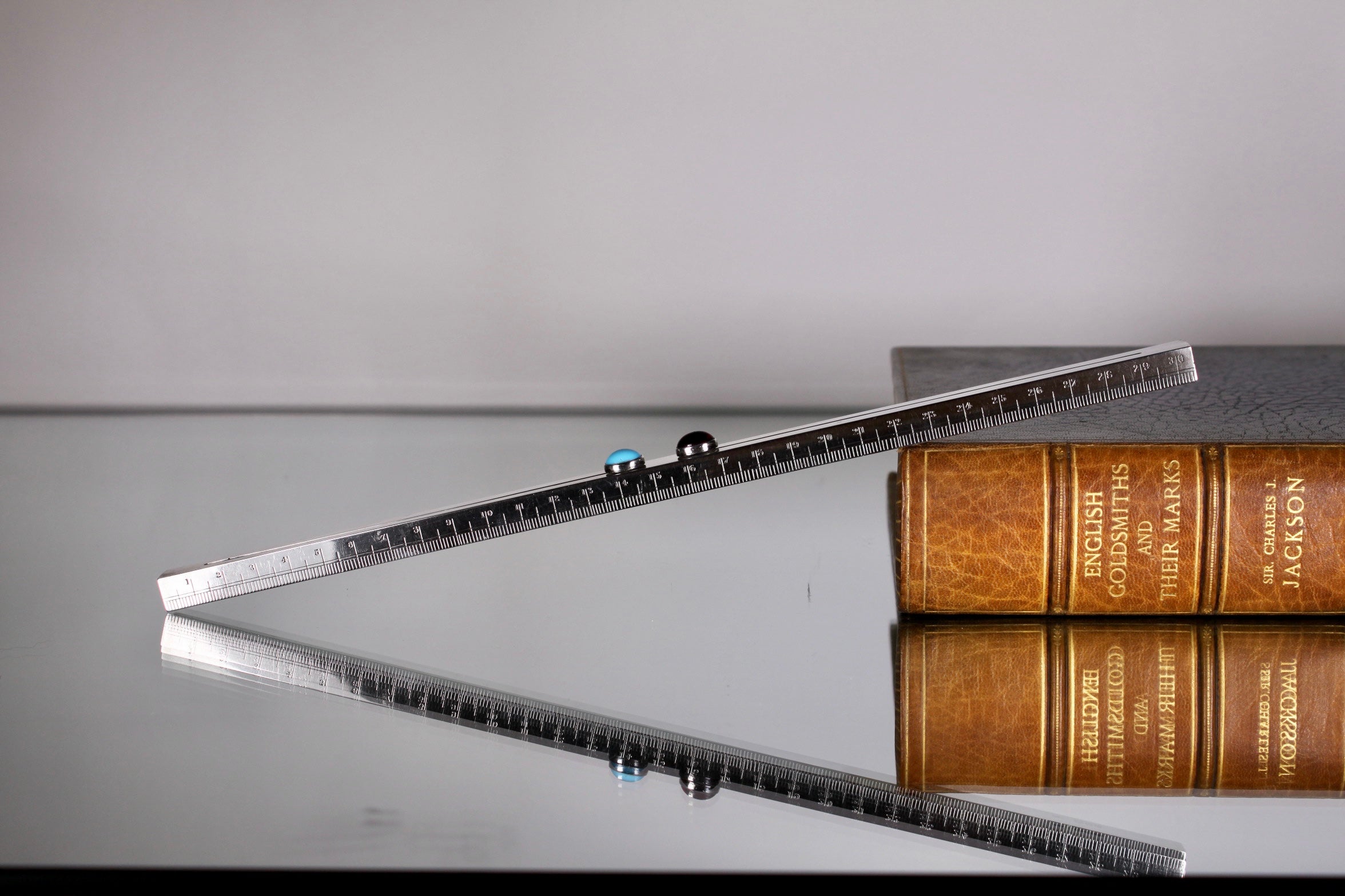 An Edwardian Sterling Silver combination ruler and double ended pencil ...