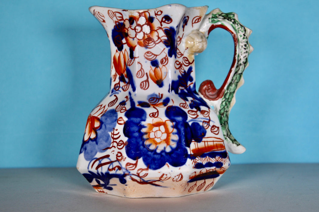 An Ironstone Jug, probably Mason's, Unmarked , circa 1830-40