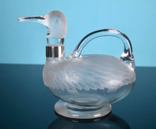 Load image into Gallery viewer, A 19th century engraved glass &#39;Duck&#39; decanter
